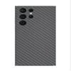 Decalrus - Protective Decal for The Samsung Galaxy S22 Ultra Cellphone Grey Carbon Fiber Skin Skins Decal Cover wrap CFsamsungGalaxyS22ultraGrey view 1