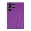 Decalrus - Protective Decal for The Samsung Galaxy S22 Ultra Cellphone Purple Carbon Fiber Skin Skins Decal Cover wrap CFsamsungGalaxyS22ultraPurple view 1
