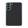 Decalrus - Protective Decal for The Samsung Galaxy S22 Cellphone Black Carbon Fiber Skin Skins Decal Cover wrap CFsamsungGalaxyS22Black view 1