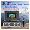 Lifyn2 Fishfinder 7'' Underwater Fishing Video Camera Fish Finder IP68 Waterproof 360 Rotating Dome Rotating Panoramic Viewing Camera (Color : FX7-50M) view 2