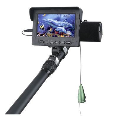 Fish Finder 15M 1000TVL Fish Finder Underwater Fishing Camera 4.3" LCD Monitor 6PCS 1W White LED Night Vision Camera For Fishing Waterproof Underwater ( Color : White LED 30m Cable , Size : 1 )