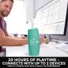 JBL Charge 5 Portable Waterproof Wireless Bluetooth Speaker Bundle with Portable Hard Carrying Protective Case - Teal view 3