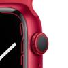Apple Watch Series 7 (GPS + Cellular, 45mm) Red Aluminum Case with Red Sport Band (Renewed) view 2