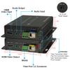 1080P HDMI Fiber Extender  Full HD Uncompressed HDMI to Fiber Converter Support RS232 and Bi-Di External Stereo Audio, HDMI Over Fiber Single Mode Up to 20km view 2