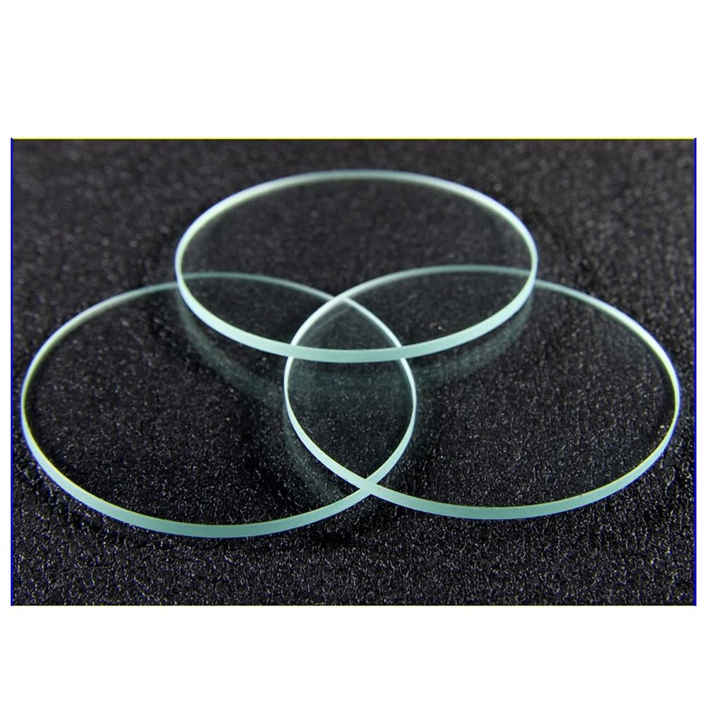 ZTBH Microscope Accessories Kit 1pcs 42mm 52mm 57mm 67mm 74mm 79mm 90mm 97mm Flat Glass Lens Microscope Slides (Diameter : 112mm, Thickness : 1.6-1.8mm)