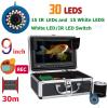 WZFANJIJ Portable 9 inch LCD Monitor Fish Finder Waterproof Underwater 1000TVL Fishing Camera 15pcs IR Infrared LED for Ice,Lake and Boat Fishing,50m view 3