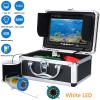Fishfinder 7" LCD 1000tvl Underwater Fishing Video Camera Kit 12 PCS LED Infrared/White Lamp Lights Video Fish Finder Lake Underwater Fish (Color : White LED 10M Cable) view 2