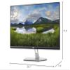 2022 Dell S2721D 27" QHD IPS LED-backlit LCD Monitor, 2560x1440 Resolution, AMD FreeSync, 75Hz Refresh Rate, 16:9 Aspect Ratio, 178 Degrees Viewing Angles, 16.7 Million Colors, HDMI& DisplayPort, Gray view 4