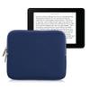 kwmobile Neoprene e-Reader Pouch Size 6,8-7" eReader - Universal eBook Sleeve Case with Zipper - Dark Blue view 1