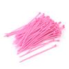 Bettomshin Cable Zip Ties 3.94 Inch x 0.1 Inch(L x W) Self-Locking Nylon Tie Wraps Pink 100Pcs view 1