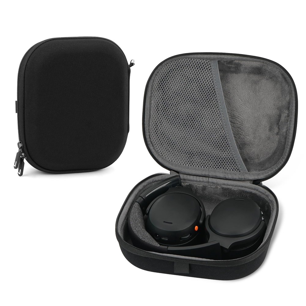 Linkidea Headphones Carrying Case Compatible with Logitech H760, 960USB, G330, H820e Mono, Zone 900/750, Replacement Protective Hard Shell Travel Bag with Cable, Charger Storage (Black)
