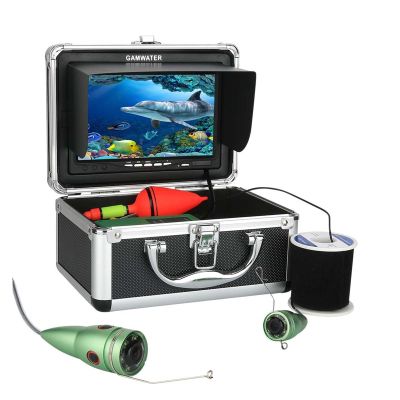 Lifyn2 Fishfinder 10M 1000tvl Underwater Fishing Video Camera Kit 6 PCS LED Lights With7 Inch Color Monitor (Color : Black, Size : F009MJ-15M-W)