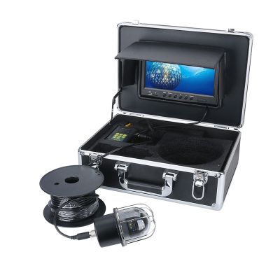 Fish Finder 9"DVR Recorder 20m/50m/100m Underwater Fishing Video Camera Fish Finder IP68 Waterproof 20 LEDs 360 Degree Rotating Camera Waterproof Underwater ( Color : Black , Size : FX9D-20M )