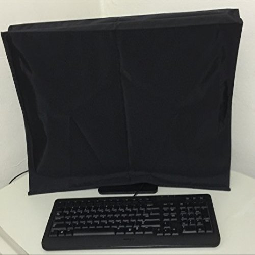 Comp Bind Technology Black Nylon Cover Compatible with Apple 27" All-in-One Computer Monitor, Waterproof and Anti Static Dust Cover Dimensions 25.6''W x 8.5''D x 19''H by Comp Bind Technology