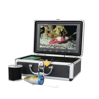 Fish Finder 9 Inch 15M/30M/50M Fish Finder Underwater Fishing Camera 15pcs White LEDs + 15pcs Infrared Lamp For Ice/Sea/River Fishing Waterproof Underwater ( Color : Black , Size : F003A-2L-30M )