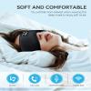 MUSICOZY Sleep Headphones Breathable Bluetooth 5.4 Headband 3D Sleeping Headphones, Wireless Eye Mask Earbuds Earphones for Side Sleeper Office Air Travel Cool Tech Gadgets Unique Gifts view 2