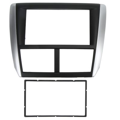 Fydun Car Dash Audio Fascia, 2DIN DVD Panel Frame Navigation Trim Dashboard Audio Frame Replacement for Forester Impreza