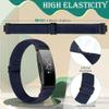 Huamanlou Adjustable Elastic Nylon Sport Bands Compatible with Fitbit Inspire 3/Inspire 2/Inspire/Inspire HR/Ace 2/Ace 3, Soft Loop Stretchy Straps Replacement Wristbands for Women Men view 2
