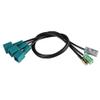 Anina Car Factory Satellite Radio XM Antenna GPS Antenna Adapters Connector Cable for Toyota 2012-2021 to Aftermarket Radio Pioneer Kenwood OEM Sirius XM Antenna Retention/GPS Navigation Receiver view 1