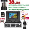Fish Finder 9 Inch DVR Recorder Underwater Fishing Video Camera Fish Finder 38 LEDs 360 Degree Rotating Camera 20m 50m 100m Fishing Gear (Color : 38 LEDs 20M Cable) view 4