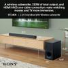 Sony HT-S400 2.1ch Soundbar with Powerful Wireless subwoofer, S-Force PRO Front Surround Sound, and Dolby Digital, Black view 2