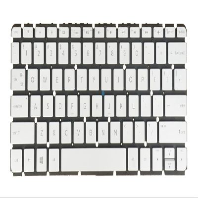 AZUBAYCOM US English Layout - Laptop Keyboard for HP Envy 13-ab 13-ab064tu 13-ab065tu 13-ab066tu 13-ab067cl 13-ab067tu Backlit Silver