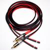 CNCESS CESS-064-10f Speaker Cables to RCA Plugs Adapter, 2-Channel, Silicone Tinned Copper Wire, DIY Open Wire Ends, Gold-Plated RCA Connectors (Red & Black) (10 FEET) view 1