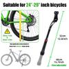 RBRL Bike Kickstand 18mm Hole Spacing, Bike Stand Aluminium Alloy Adjustable Bicycle Kickstand, Rear Side Bicycle Kick Stand for 24''-29'' Mountain Bike/Road Bike/BMX/MTB view 2