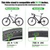 RBRL Bike Kickstand 18mm Hole Spacing, Bike Stand Aluminium Alloy Adjustable Bicycle Kickstand, Rear Side Bicycle Kick Stand for 24''-29'' Mountain Bike/Road Bike/BMX/MTB view 3