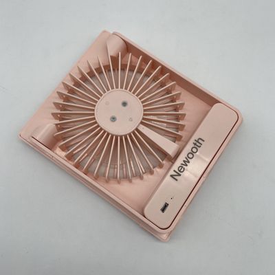 Newooth USB Fan for Desk, Small Tablet Fan, Mini Personal Fan for Home Desktop Office Table,Pink
