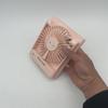 Newooth USB Fan for Desk, Small Tablet Fan, Mini Personal Fan for Home Desktop Office Table,Pink view 4