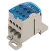 UKK-80A Block Distribution Box, Din Rail Terminal Block Distribution Box Electric Wire Connector Universal Power Junction Box for Power Distribution Cabinets view 1