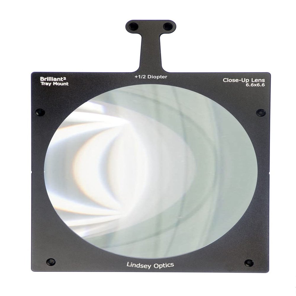 6.6" x 6.6" +1/2 Diopter Brilliant Tray Mount Close-Up Lens Filter
