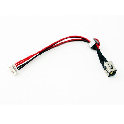 FocalTop AC DC Power Port Jack with Cable for Toshiba Satellite C55D-A5344 C55D-A5380 C55D-A5382
