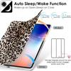 DuraSafe Cases for iPad PRO 12.9 Inch 2021 5th 2020 4th Generation [ Pro 12.9 5 4 ] A2378 A2461 A2379 MHNR3LL/A MHNT3LL/A Printed Lightweight PC Dual Angle Stand Clear Flip Back Cover - Leopard view 4