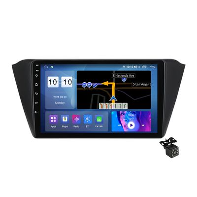 Android 11 Double Din Car Stereo Fit for Skoda Fabia 2015-2019 Head Unit Navigation Multimedia Player 9 Inch Support WiFi Bluetooth SWC Carplay DVR+Backup Camera,M500s/4+64g