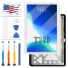 LCD Screen Replacement for Samsung Galaxy Pro T520 SM-T520 T525 SM-T525 LCD Display Matrix Touch Screen Digitizer Sensor Assembly Glass Repair Parts Kit with Free Tools (White) view 1