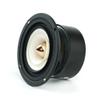 JINGERL 2PCS/LOT Full Range Frequency Speaker 3 Inch 90MM Unit with Aluminum Bullet Head Kapton Cone (Color : Round- 8Ohm)