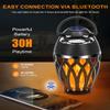 Vanten 2 Packs Outdoor Bluetooth Speakers, Bluetooth 5.0 Led Flame Speaker, IPX5 Waterproof Flame Torch Atmosphere Speaker, Flame Lamp, Gifts for Men Women, Decorations for Party Garden Patio view 2
