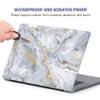 AIMSA Laptop Skin Sticker Decal, 12 13 13.3 14 15 15.4 15.6 inch Laptop Art Decal Protector Notebook Netbook PC 15.6" Universal Vinyl Cover, Grey Gold Marble view 2