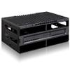 flexiDOCK MB024SP-B - Strapless Dock in Pull-Out Design for 4X 2.5 Inch SATA/SAS SSD/HDD in 1x 5.25 Inch Bay view 1