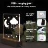 chopie Girls Kids Night Light, Personalized Night Light, Nursery Night Light, Childs Night Light, Birthday Gift, Baby Gift, Creative Kids Bedroom Bedside Lamp Decoration Best Gifts for Boys & Girl view 2