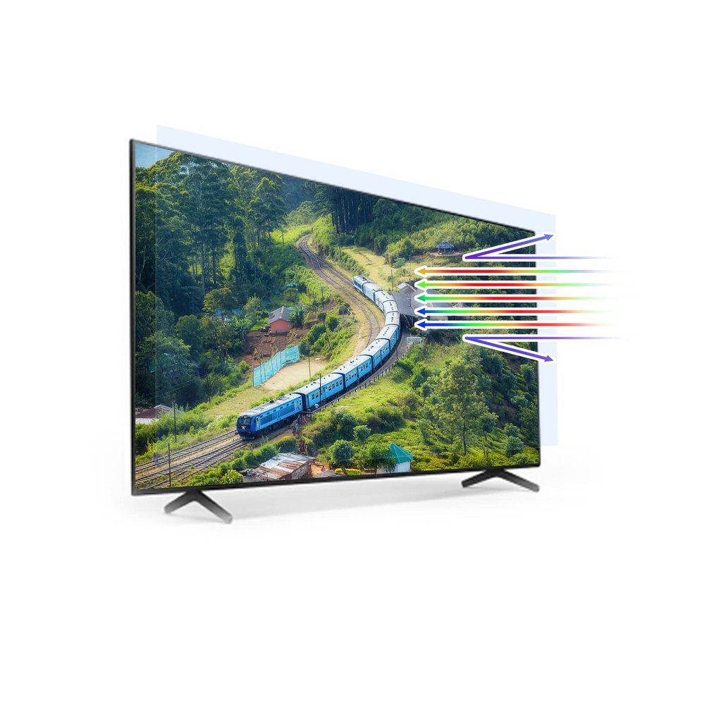 Anti Blue Light TV Screen Protector,Anti Glare Film Monitor Filte for LCD, LED Ect, Relieve Eye Strain Protection Eyes,43" L 942*W529