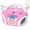 Klim Candy Kids CD Player for Children - FM Radio - Includes Batteries - Pink - Boombox Portable - CD Player Children - with Speakers, Toddlers (Pink) view 1