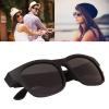 ASHATA Bluetooth Smart Sunglasses, Open Ear Surround Sound Audio Glasses, Noise Cancelling with Headphone (glamour black) view 2