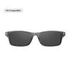 Amazon Echo Frames (newest model), Smart glasses with Alexa+ Early Access, Modern Rectangle frames in Charcoal Gray with polarized sunglass lenses view 1