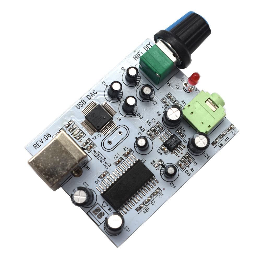 CM108 + TDA1305T + TDA1308 Audio Card IIS/I2S to 3.5mm Output USB Amp USB DAC Decoder A1-009