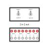 Passive Audio Signal Switcher 2 in 2 Out Switch Selector Box 2 s A Pair Speakers Switch T0917 view 2