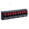 1 Input 4 Output Passive Audio Signal Switcher Selector 300W Signal Distribution Panel T0681 view 1