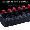 1 Input 4 Output Passive Audio Signal Switcher Selector 300W Signal Distribution Panel T0681 view 2